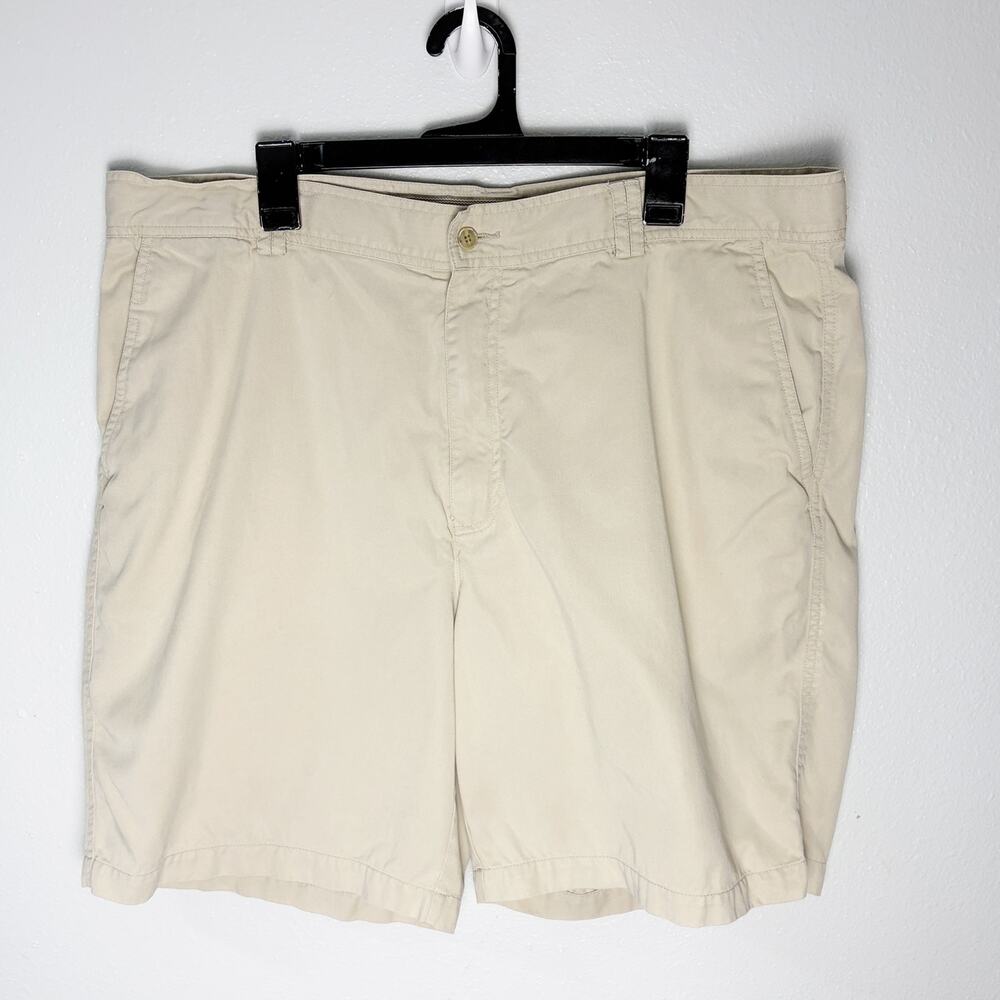 Tommy Bahama Men's Size 42 Khaki Chino Shorts Tencel/Cotton Golf Travel Vacation